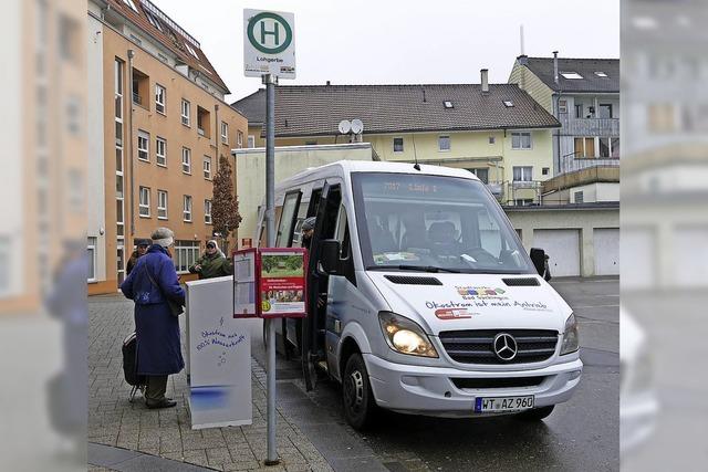 Ein Bus auf Abruf zwischen Lohgerbe und Kurgebiet