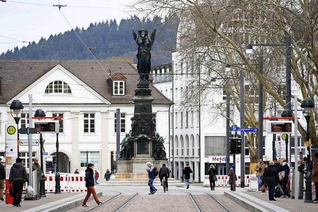 Frher war der Platz nach Kaiser Wilhe...ieren fr die Bezeichnung Europaplatz.  | Foto: Thomas Kunz