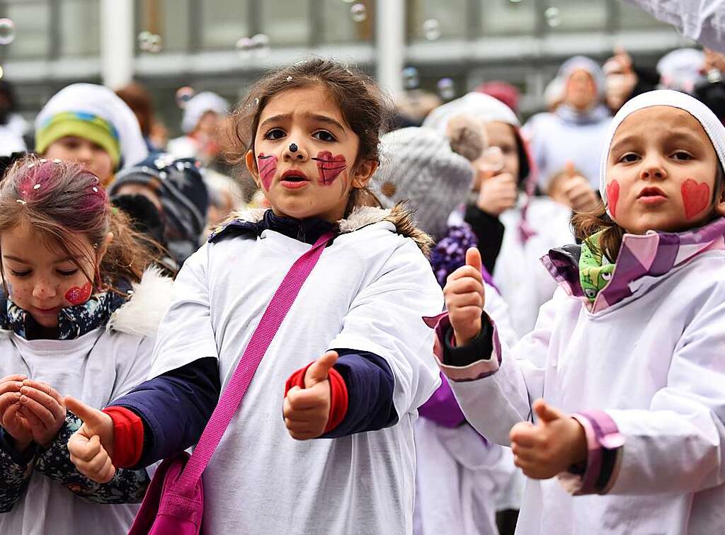 Emmendinger Kinder strmen das Rathaus