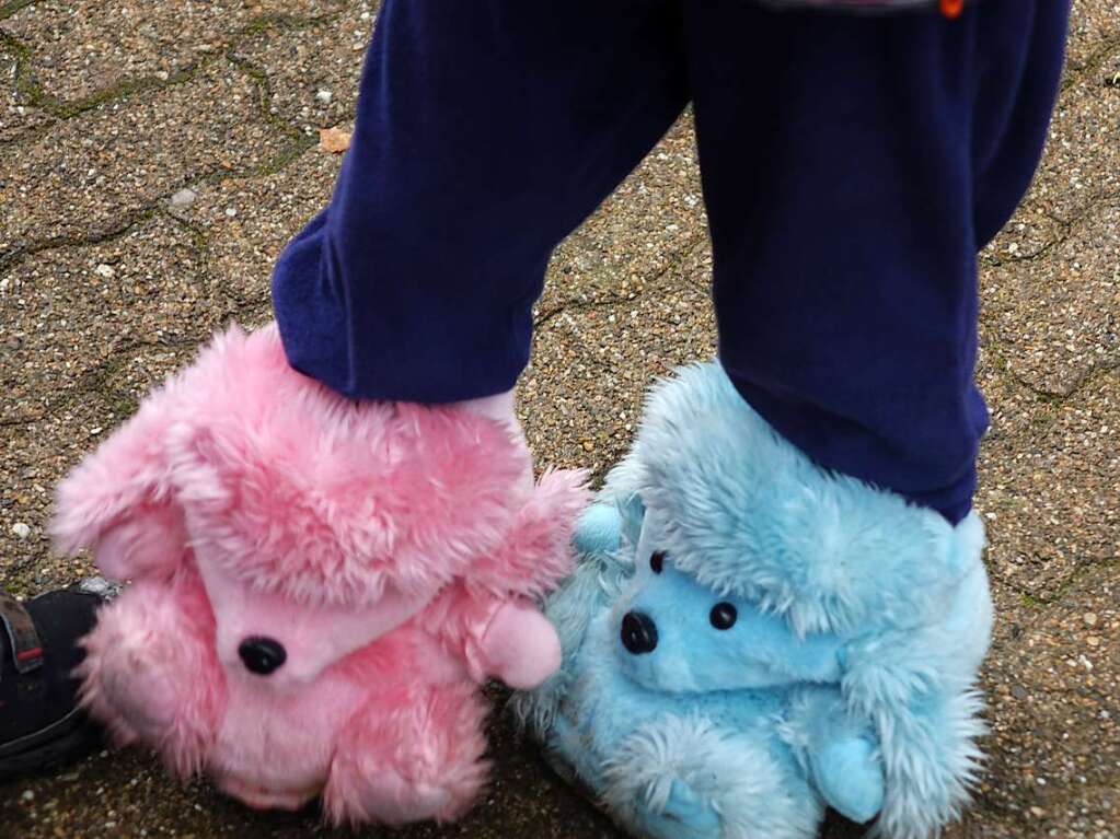 Flauschig ging’s im Kindergarten in Gundelfingen zu.