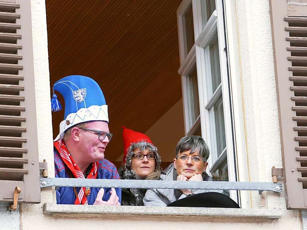 Fasnetumzug am Schmutzige Dunschdig in Bonndorf.