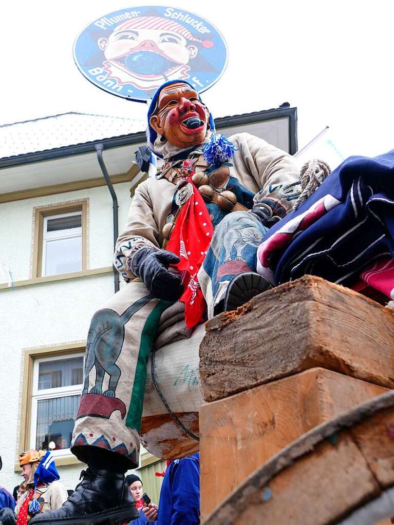 Fasnetumzug am Schmutzige Dunschdig in Bonndorf.