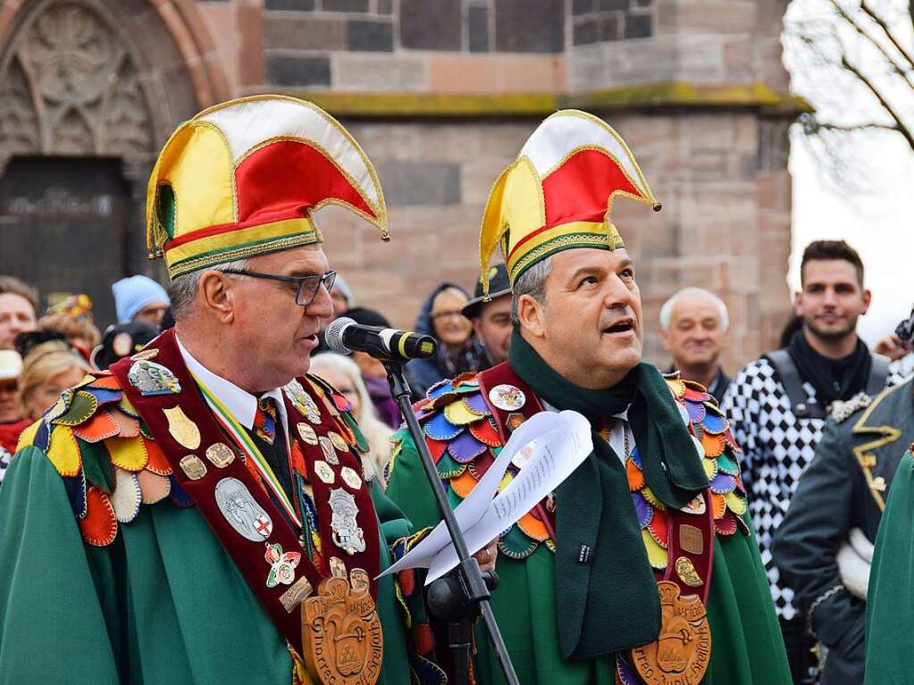 Impressionen von der Rathausstrmung in Breisach