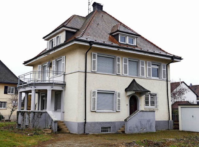 Die Villa aus den 30er Jahren wird nicht mehr lange stehen.   | Foto: Bischoff