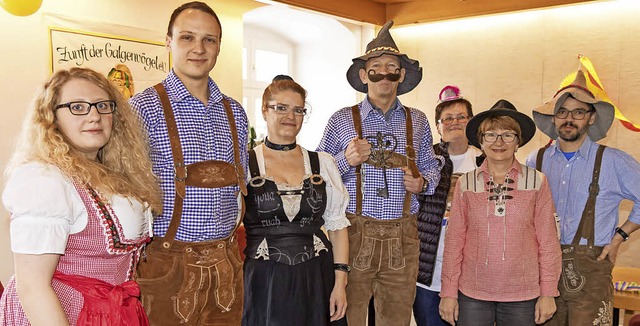 Oktoberfestmig prsentierte sich das nrrische Rathausteam in Grafenhausen.   | Foto: Dieckmann/Seifried