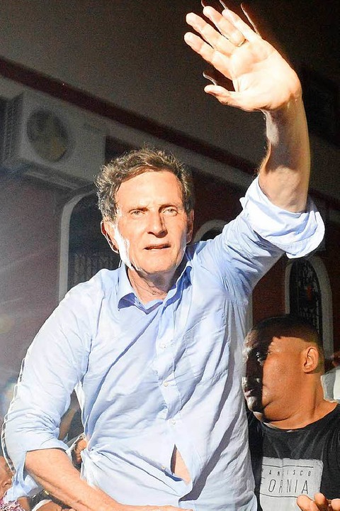 Der Feind des Karnevals: Rios Brgermeister Marcelo Crivella  | Foto: Fernando Frazo