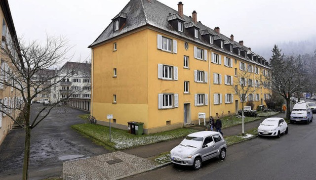 Die Genossenschaft Familienheim will d...erstrae 1-9 durch Neubauten ersetzen.  | Foto: Thomas Kunz