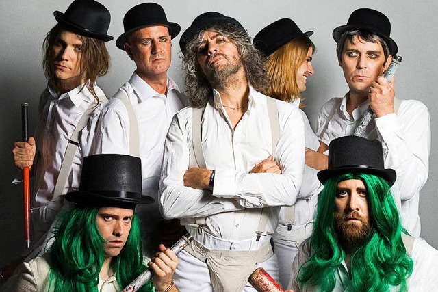 Ganz im Stil des Kultfilms &#8222;Uhrw...Rockband The Flaming Lips aus den USA.  | Foto: Promo