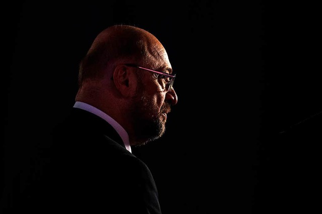 Nur noch Geschichte ist  Schulz fr die SPD  | Foto: AFP