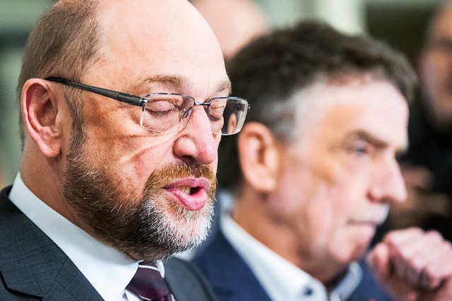 Martin Schulz am Ende  | Foto: dpa