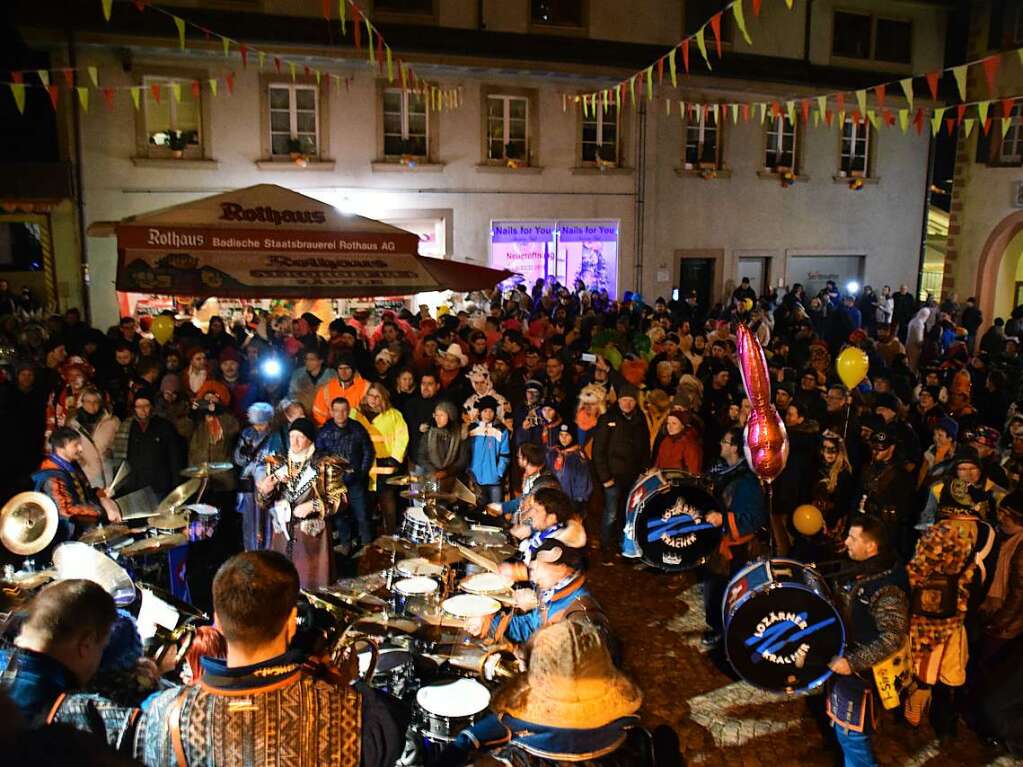 Das Stdtle bebte beim internationalen Open-Air-Gugge-Festival.