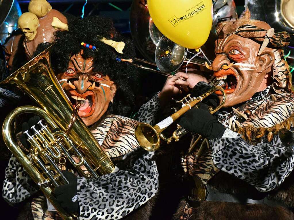 Das Stdtle bebte beim internationalen Open-Air-Gugge-Festival.