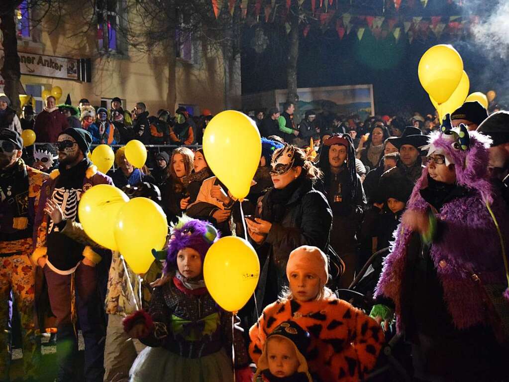 Das Stdtle bebte beim internationalen Open-Air-Gugge-Festival.