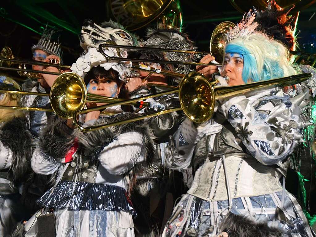 Das Stdtle bebte beim internationalen Open-Air-Gugge-Festival.