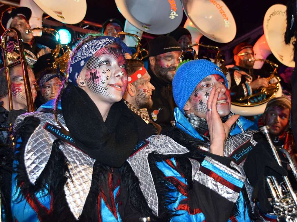 Das Stdtle bebte beim internationalen Open-Air-Gugge-Festival.