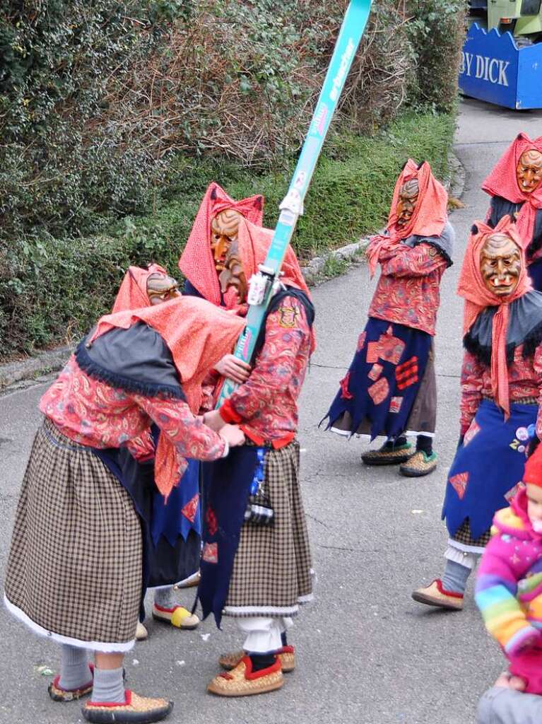 Auf Skiern kommst Du auch nicht schneller voran.