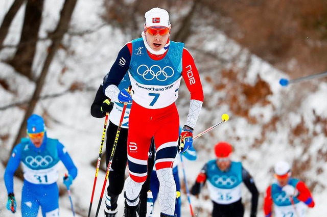 Simen Hegstad Krger aus Norwegen  | Foto: dpa