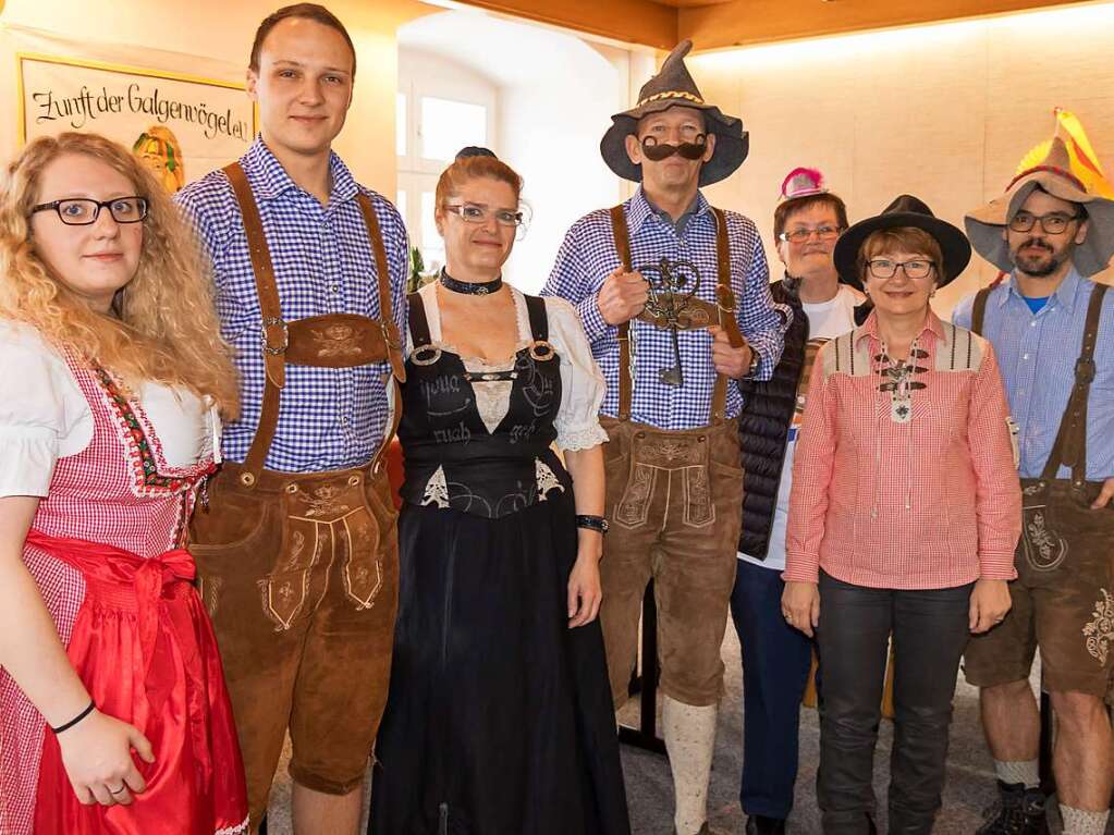 Oktoberfestmig prsentierte sich das nrrische Rathausteam in Grafenhausen.