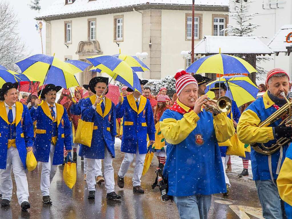 Narrentreiben in Birkendorf.