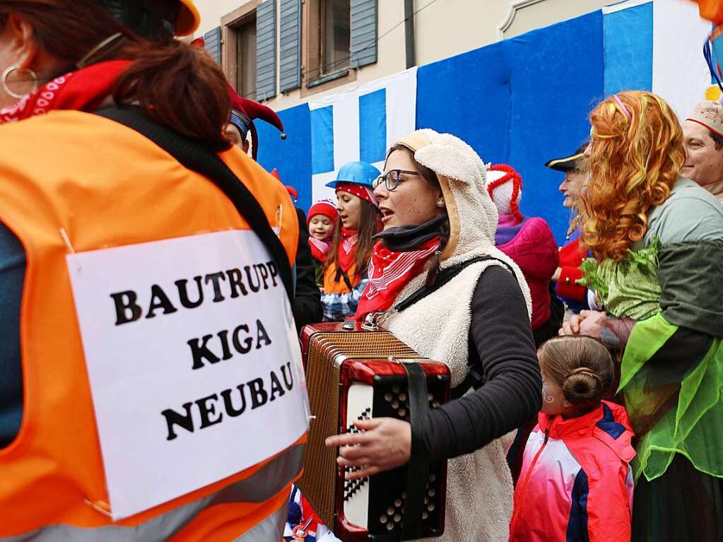 Kinderumzug in Endingen: Die Kindergrten sind natrlich mit dabei.