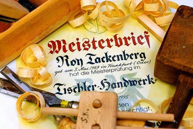 Handwerker mit Meisterbrief werden hnderingend gesucht