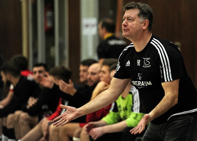 Coach Heiko Rogge und der TuS mussten die berlegenheit des Gegners anerkennen.   | Foto:  Pressebro Schaller