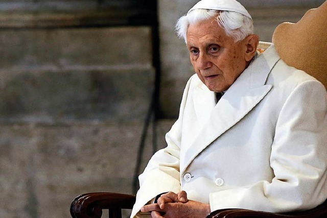 Der emeritierte Papst Benedikt XVI.  | Foto: Gregorio Borgia