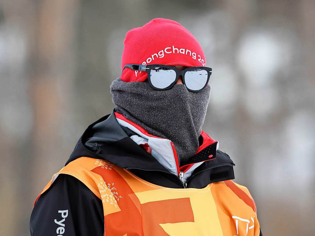 Sportler und Fans trotzen der Eisesklte in Pyeongchang