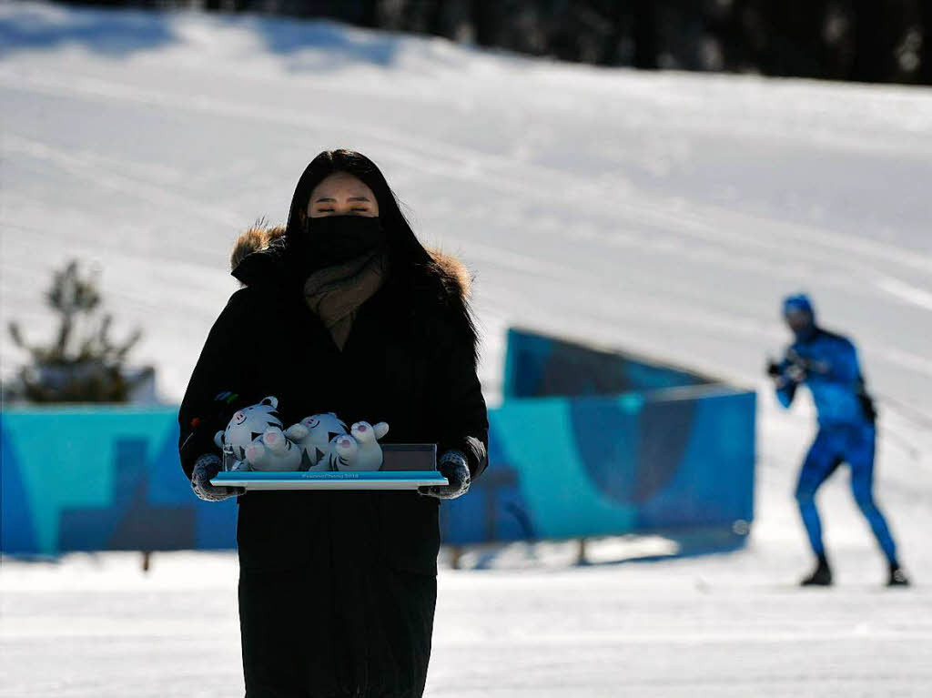 Sportler und Fans trotzen der Eisesklte in Pyeongchang