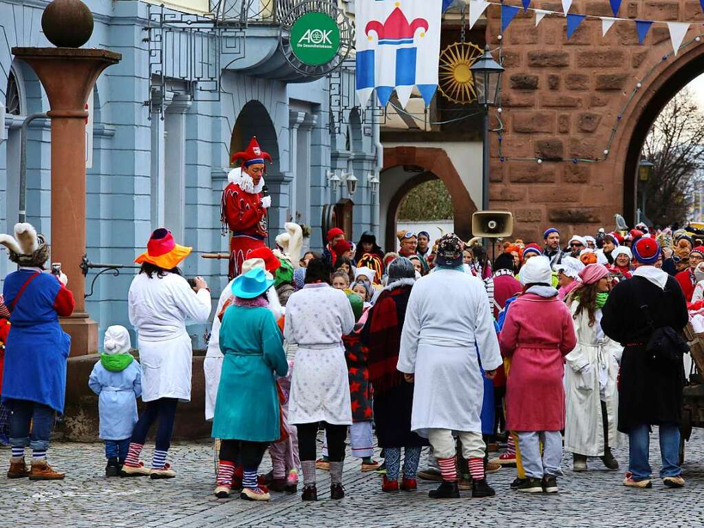 Wecken am Fasnetmndig in Endingen