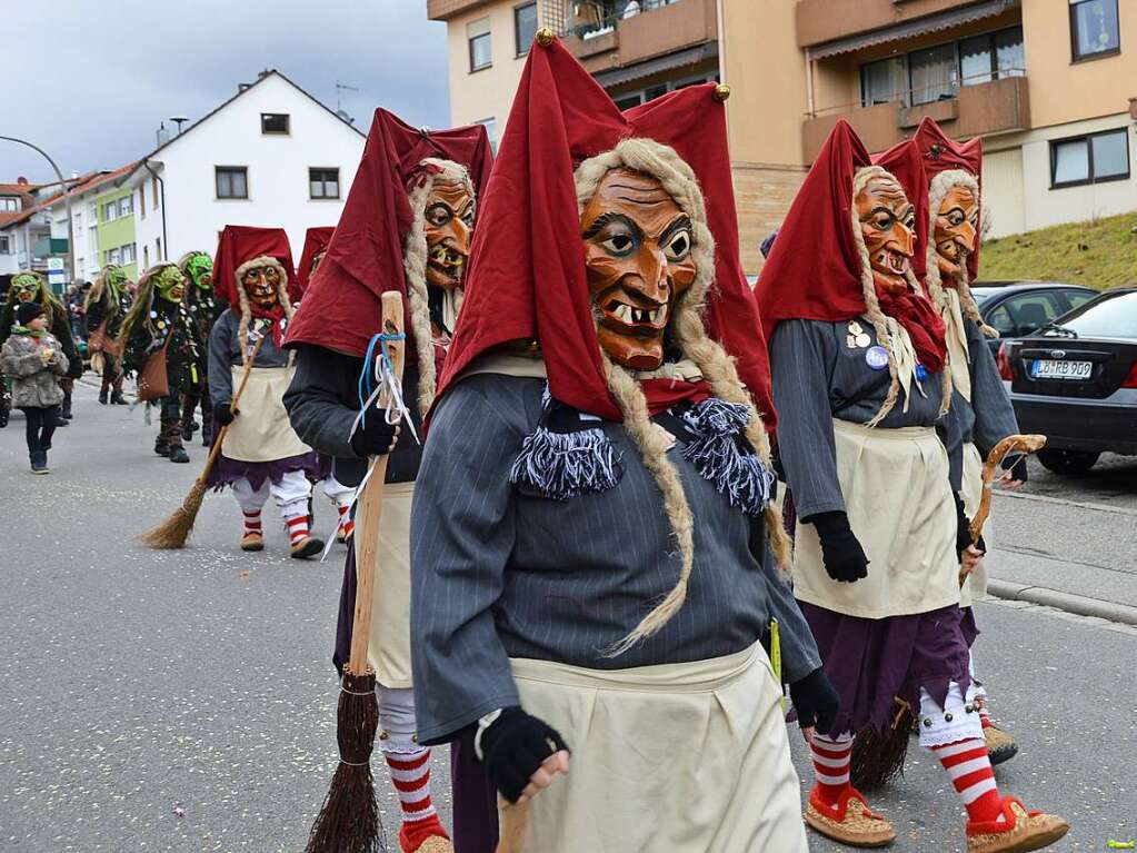 Auch  die Bettlerkuchi-Hexe waren  am Start