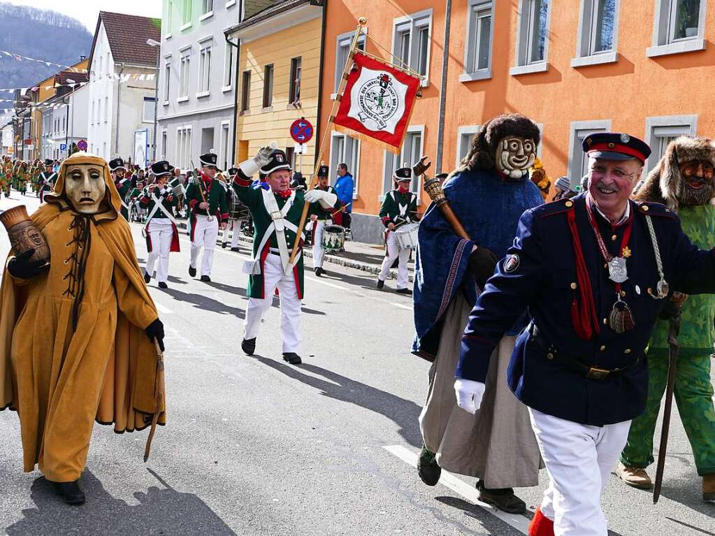 Impressionen vom Fasnachtsmndigumzug 2018 in Bad Sckingen