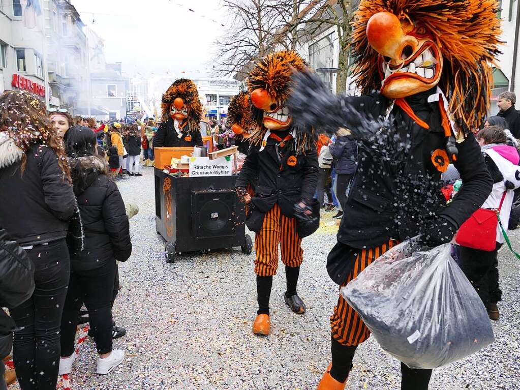 Impressionen vom Fasnachtsmndigumzug 2018 in Bad Sckingen