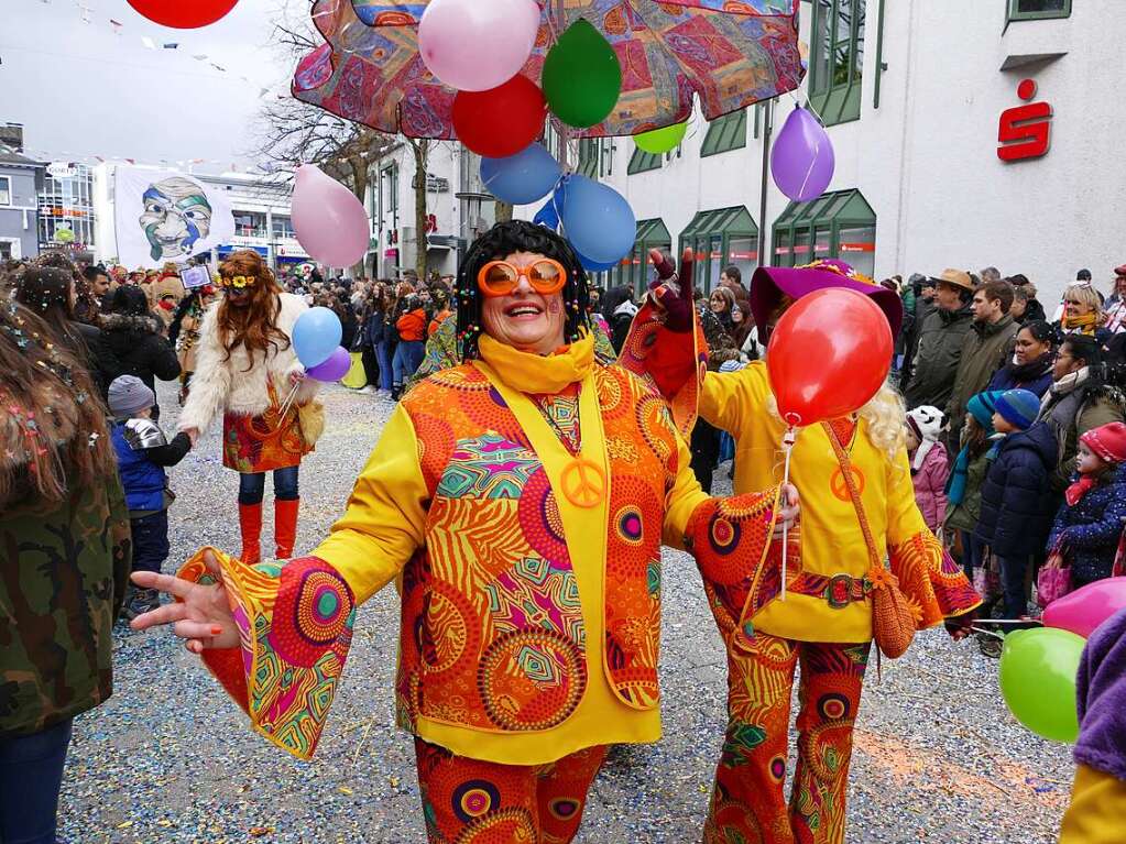 Impressionen vom Fasnachtsmndigumzug 2018 in Bad Sckingen