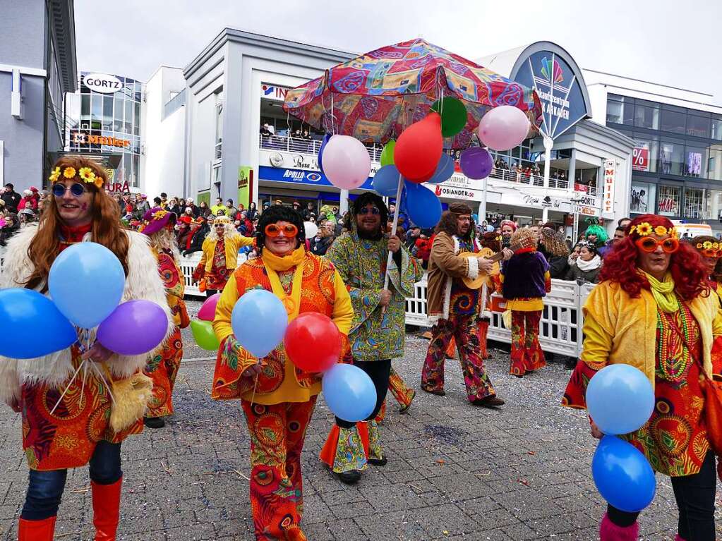 Impressionen vom Fasnachtsmndigumzug 2018 in Bad Sckingen