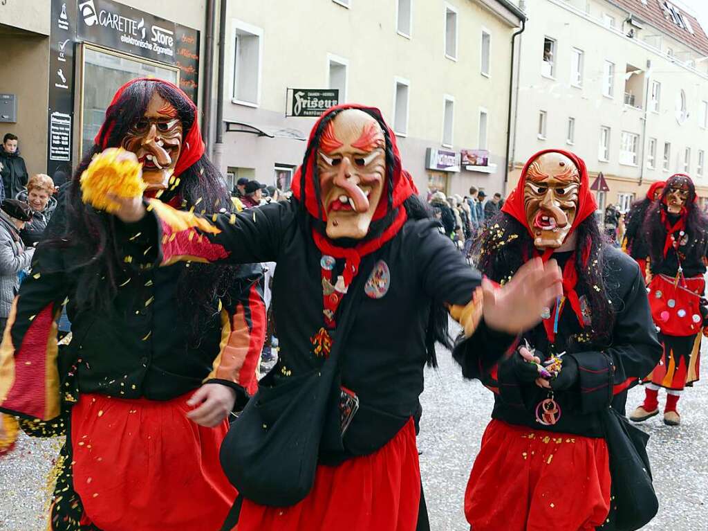 Impressionen vom Fasnachtsmndigumzug 2018 in Bad Sckingen