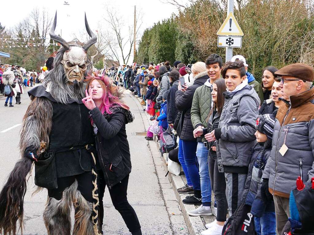 Impressionen vom Fasnachtsmndigumzug 2018 in Bad Sckingen