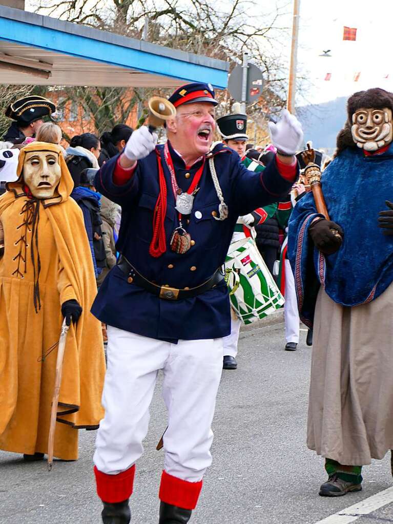 Impressionen vom Fasnachtsmndigumzug 2018 in Bad Sckingen