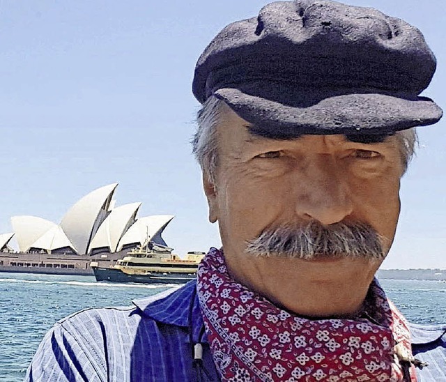 Selfie in Sydney: Wilfried Trapp vor der berhmten Oper   | Foto: privat