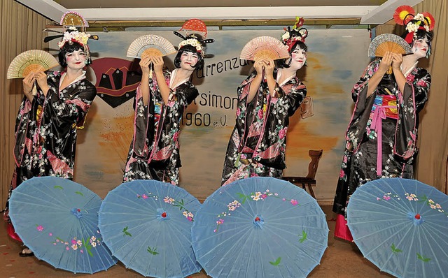 Die japanischen Geishas gefielen der Jury am besten.   | Foto: Fotos: Dauenhauer