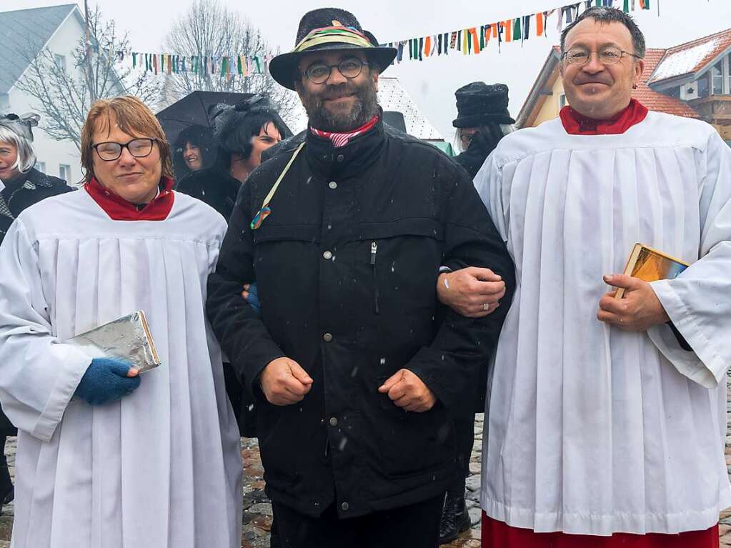 Buntes Narrentreiben herrschte beim Fasnachtsumzug in Grafenhausen.