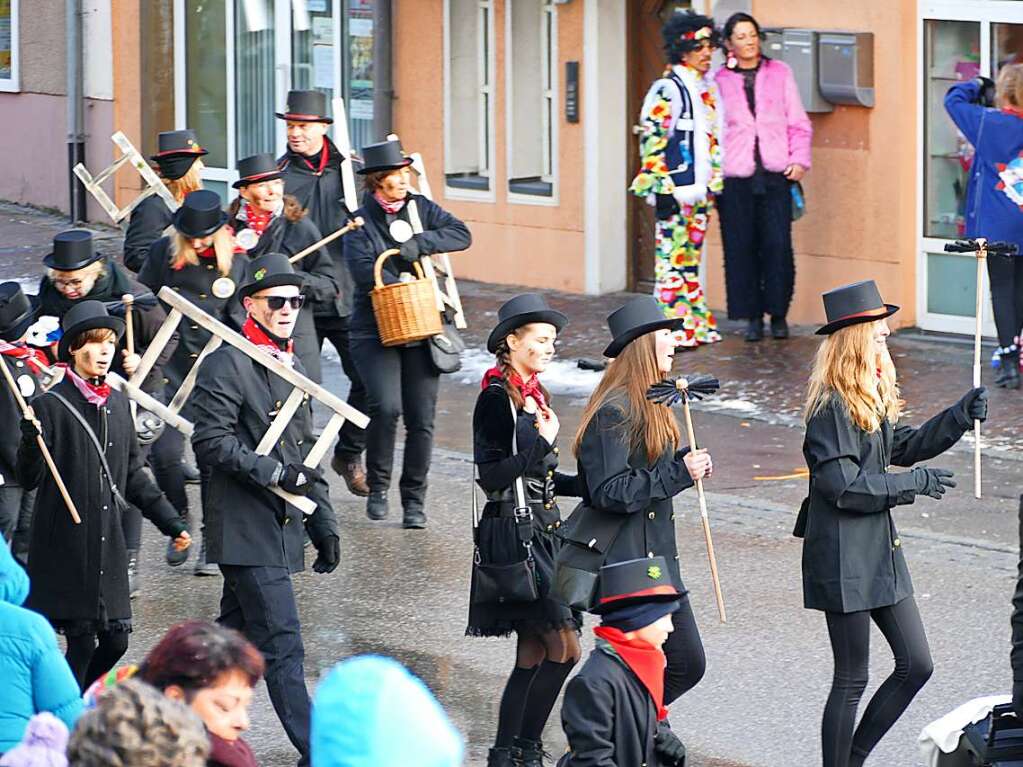 Die Narren trieben’s bunt beim Fasnet-Umzug durch Bonndorf.