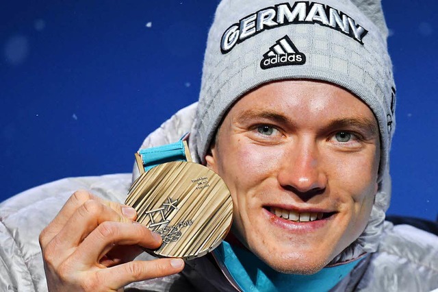 &#8222;Ich hab&#8217; Bronze gewonnen,...let Benedikt Doll von der SZ Breitnau.  | Foto: AFP