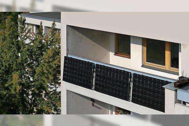 Strom von Balkon oder Terrasse