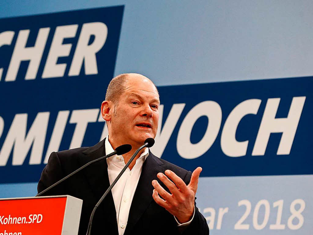 Kommissarischer SPD-Chef Olaf Scholz: „Man muss sich nur die Diskussionen in der CDU anschauen um zu wissen, dass wir es wohl irgendwie richtig hinbekommen haben.“