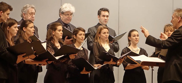 Der britische Kammerchor Tenebrae geh...nsmnster in Bad Sckingen auftreten.   | Foto: Roswitha Frey