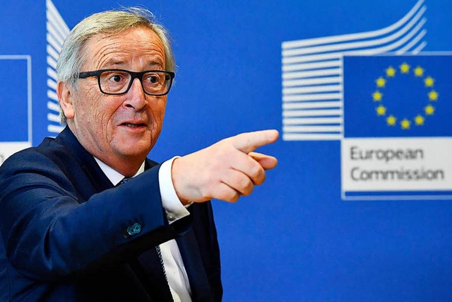 EU-Kommissionsprsident Jean-Claude Ju... der EU den Weg in die Zukunft weisen.  | Foto: AFP
