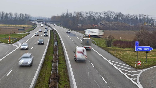 Die A5 wird zwischen Rasthof Mahlberg und der Anschlussstelle Ettenheim saniert.  | Foto: Karl Kovacs