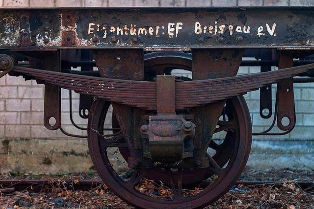 Eisenbahnfreunde räumen Emmendinger Werkstatt