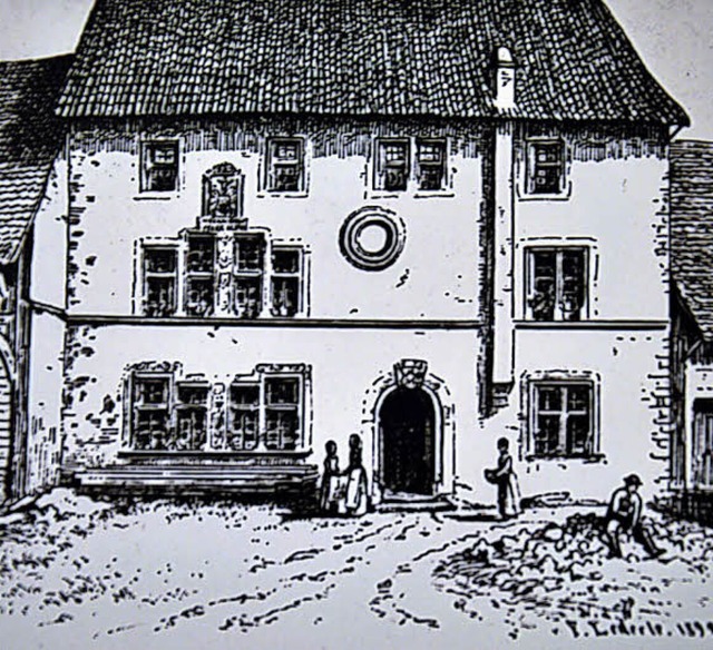 Das Wagner-Haus ist das ltestes Maulburger Gebude aus dem Jahr 1578.   | Foto: Repro: Georg Diehl